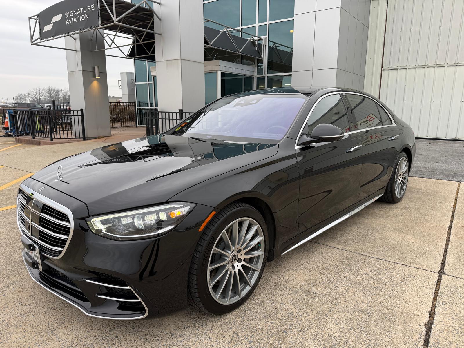 Corporate Class Transport vehicle interior comfort — executive black car Washington D.C.