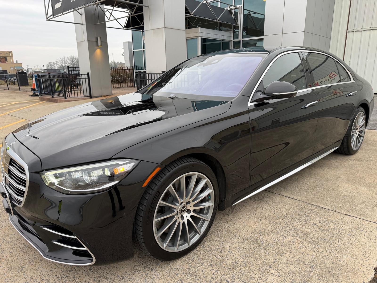 Luxury sedan exterior Corporate Class Transport — chauffeured car service Baltimore Maryland