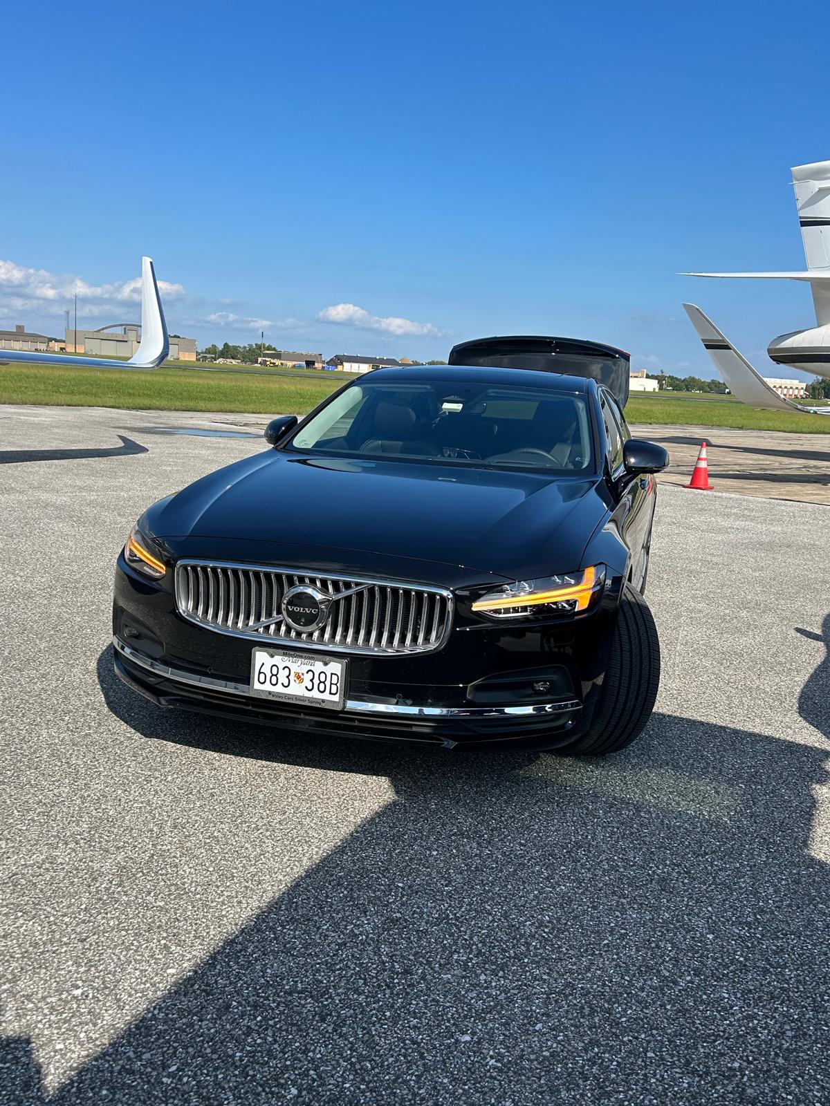 Luxury chauffeured car interior — Corporate Class Transport executive ride Washington D.C.