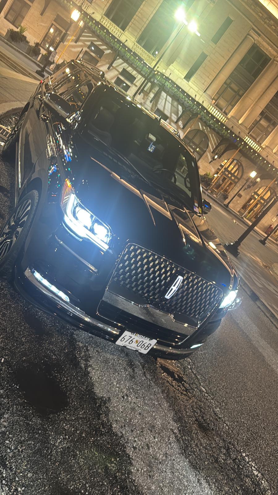 Premium chauffeured sedan exterior — Corporate Class Transport Baltimore