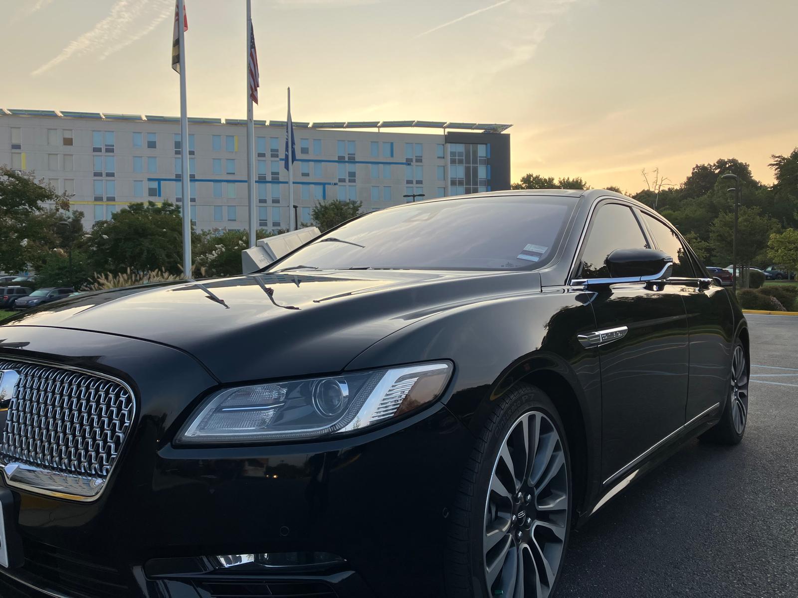 Corporate travel black car Washington D.C. — airport transfer chauffeured service